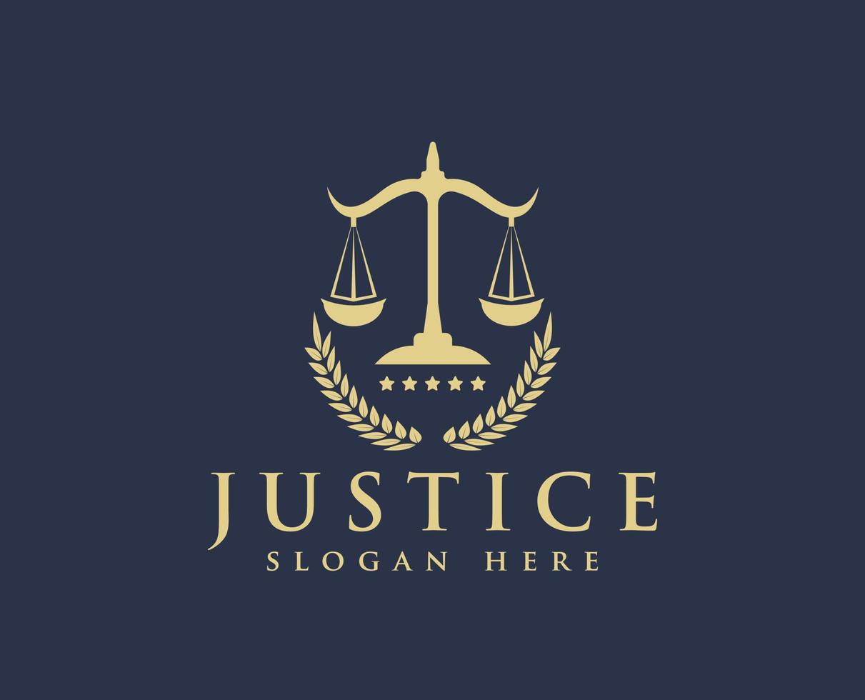 logotipo da justiça, vetor de design de logotipo de lei, escritório de advocacia