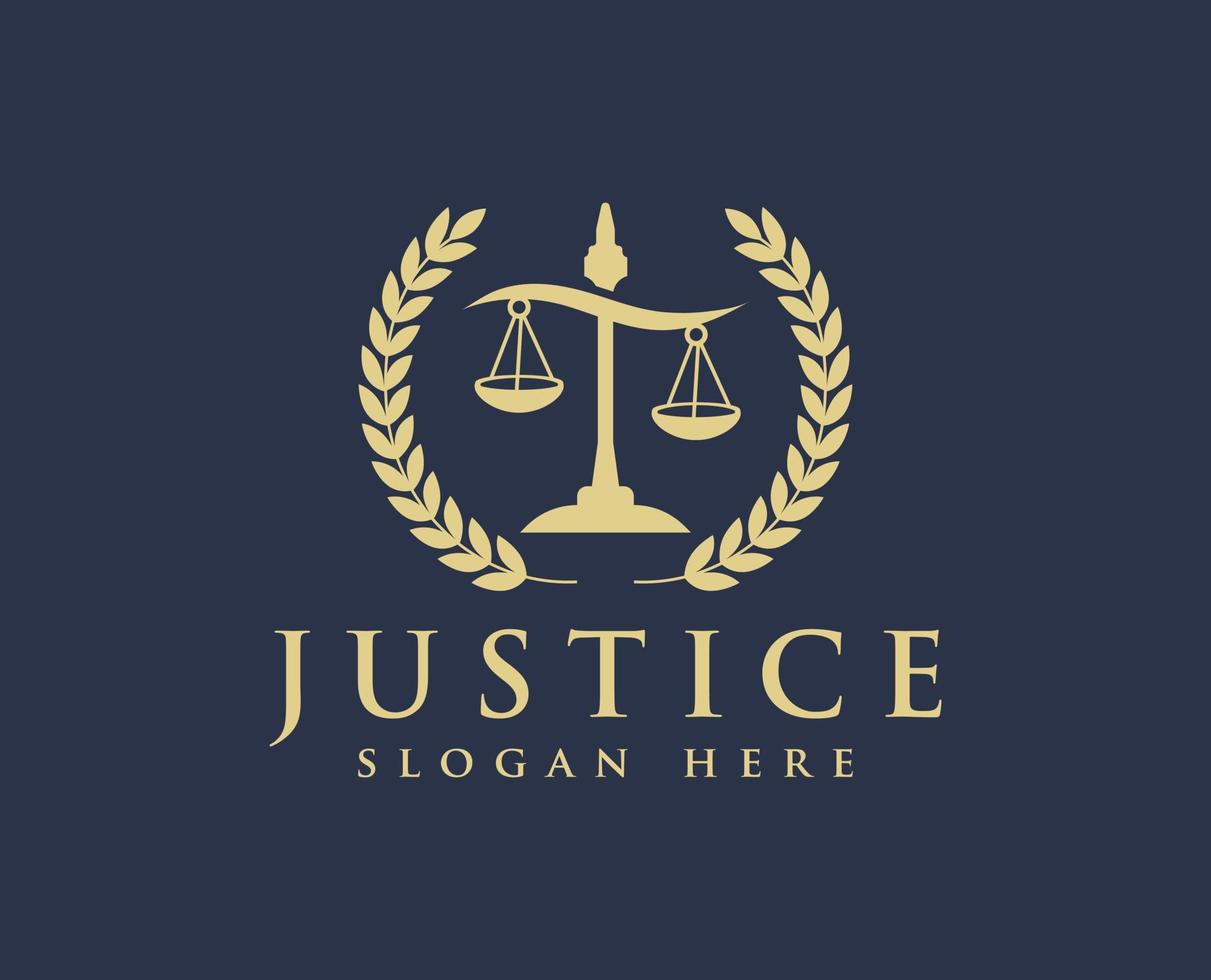 logotipo da justiça, vetor de design de logotipo de lei, escritório de advocacia