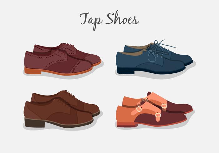 Coleção de Tap Shoes vetor