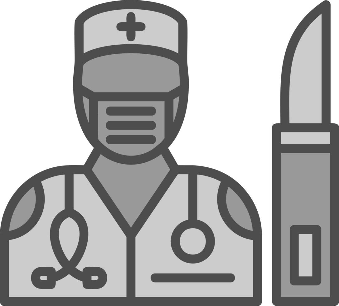 design de ícone de vetor de cirurgião