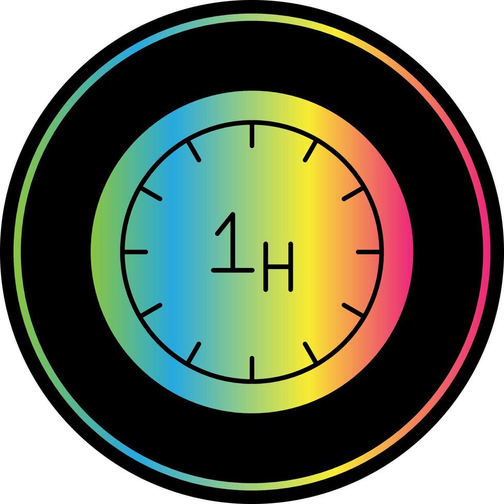 design de ícone de vetor de hora