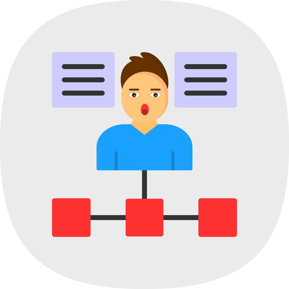 design de ícone de vetor de organização