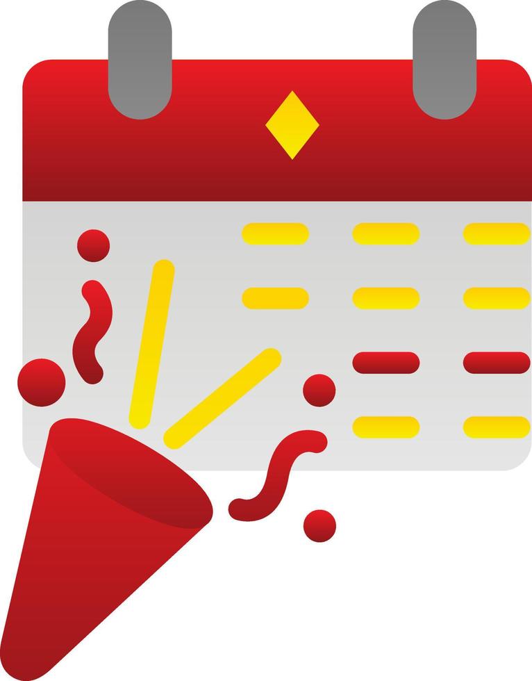 design de ícone de vetor de calendário de ano novo