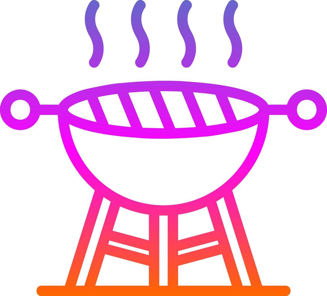 design de ícone de vetor de churrasco