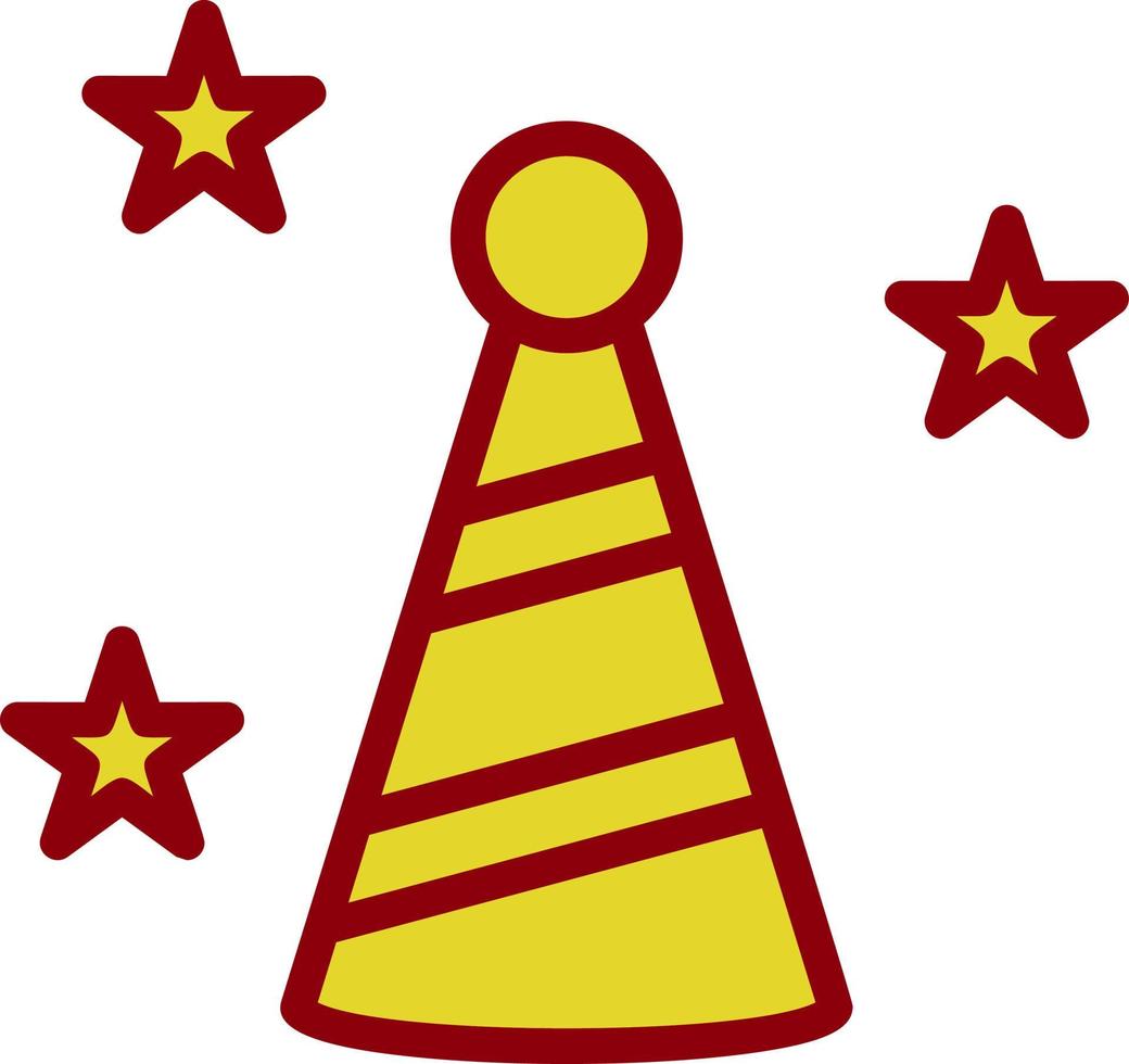 design de ícone de vetor de chapéu de festa