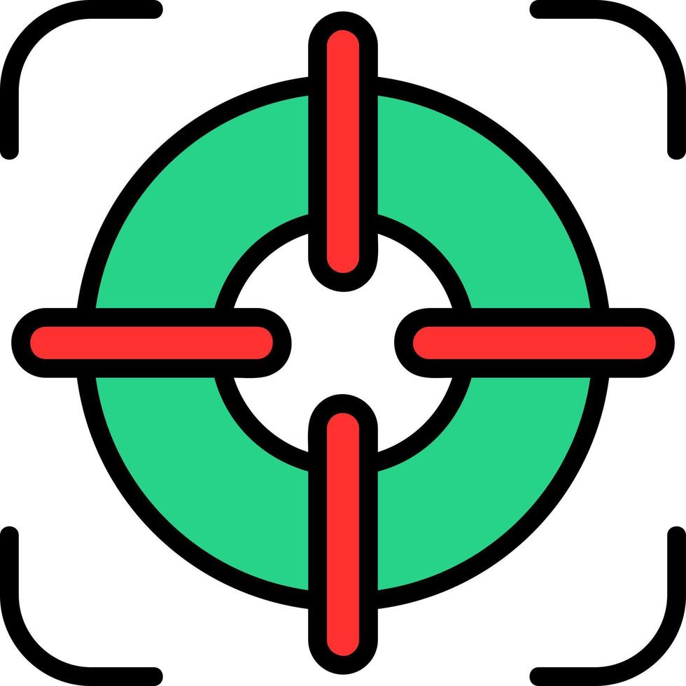 design de ícone de vetor de foco