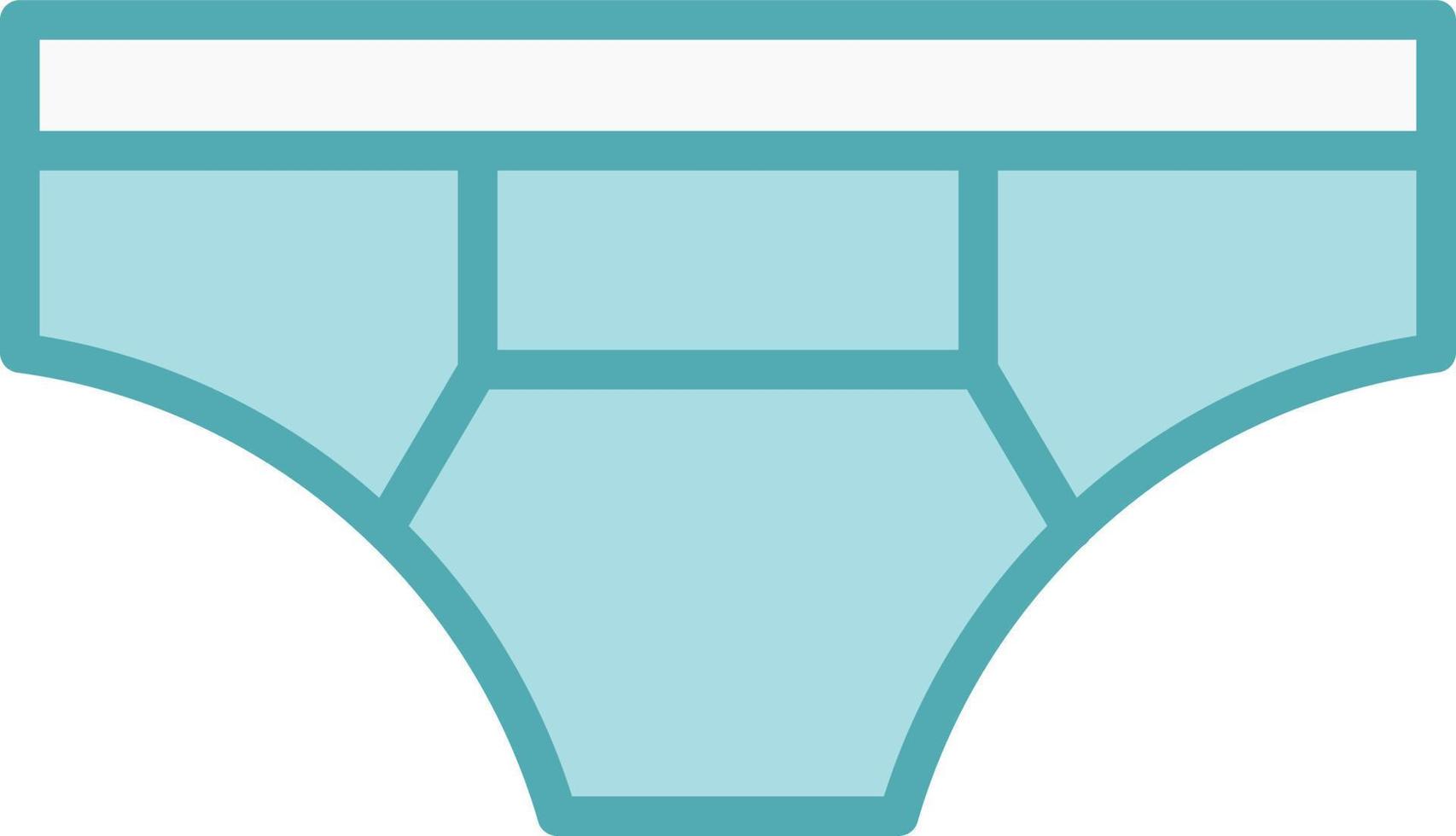 ícone de vetor de cueca