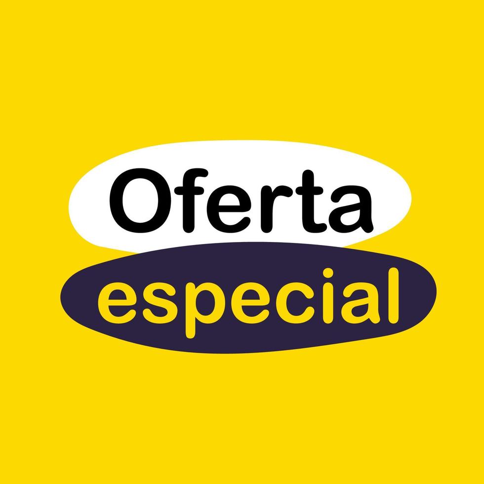 oferta especial, cartaz traduzido para o francês vetor