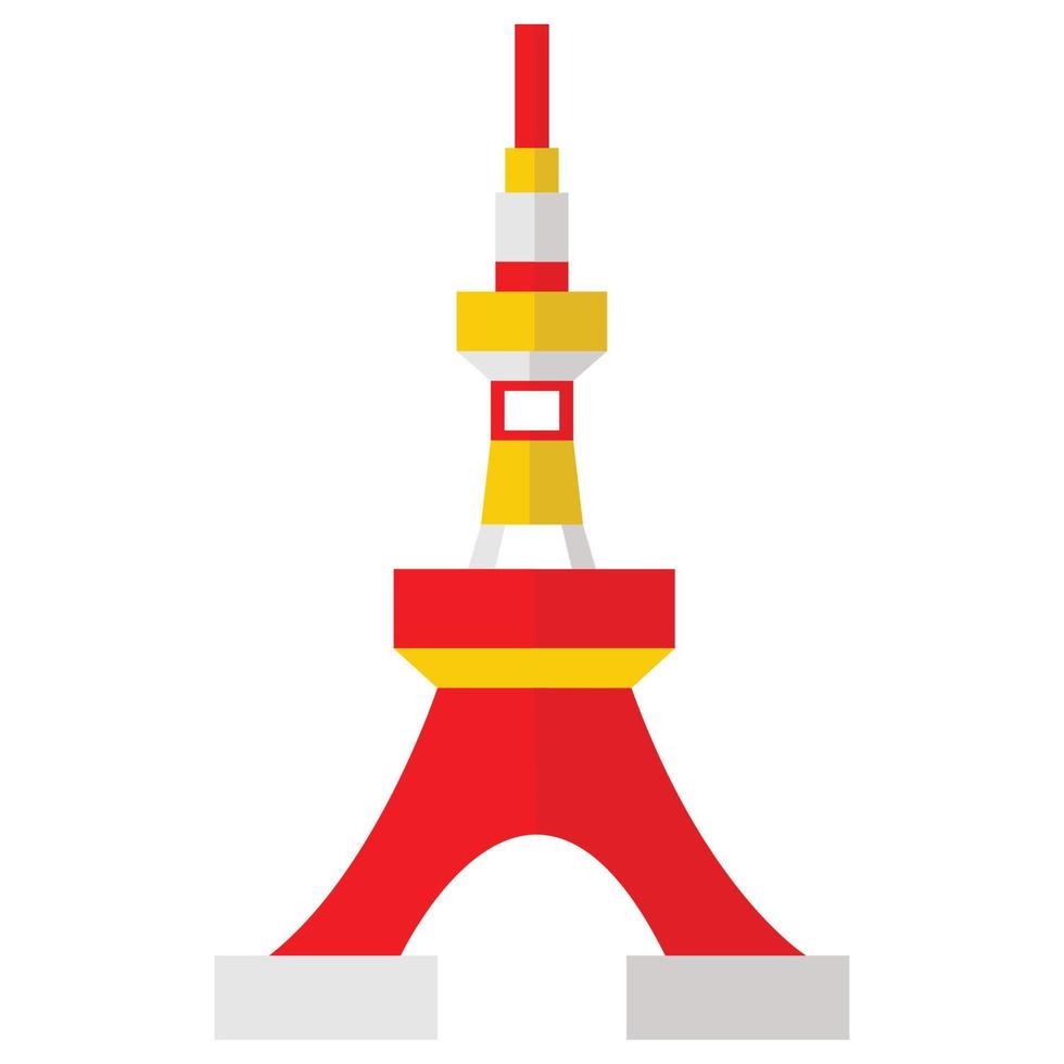 torre de Tóquio que pode facilmente modificar ou editar vetor
