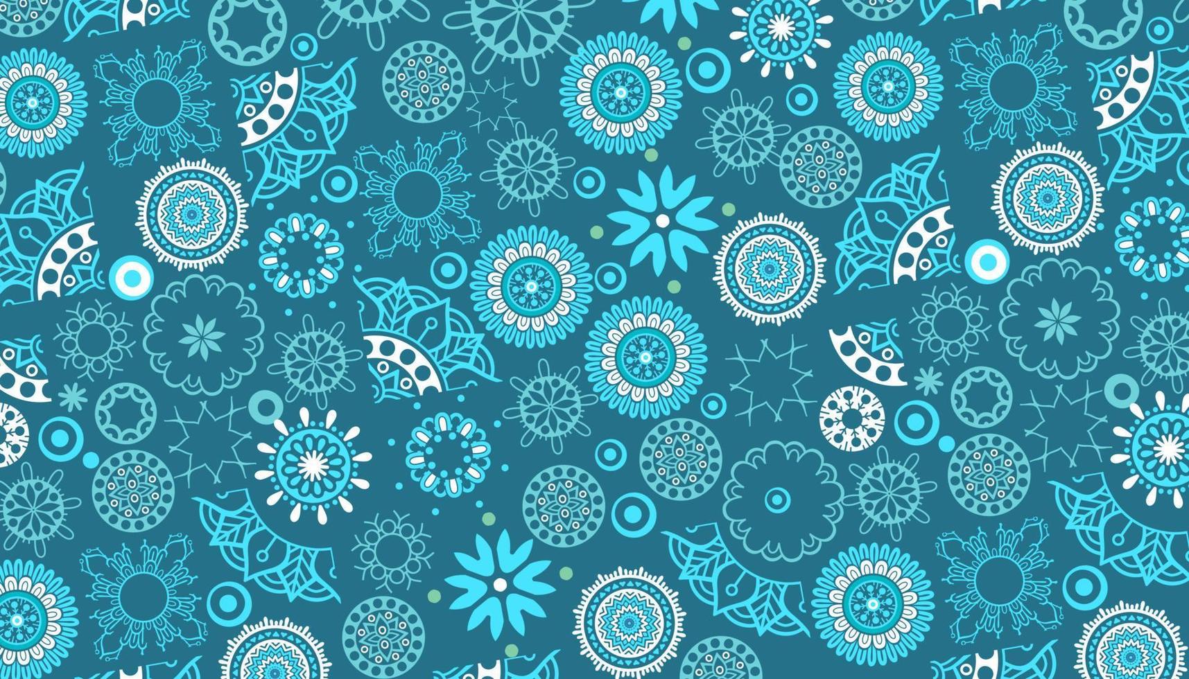 desenho de fundo padrão de mandala vetor