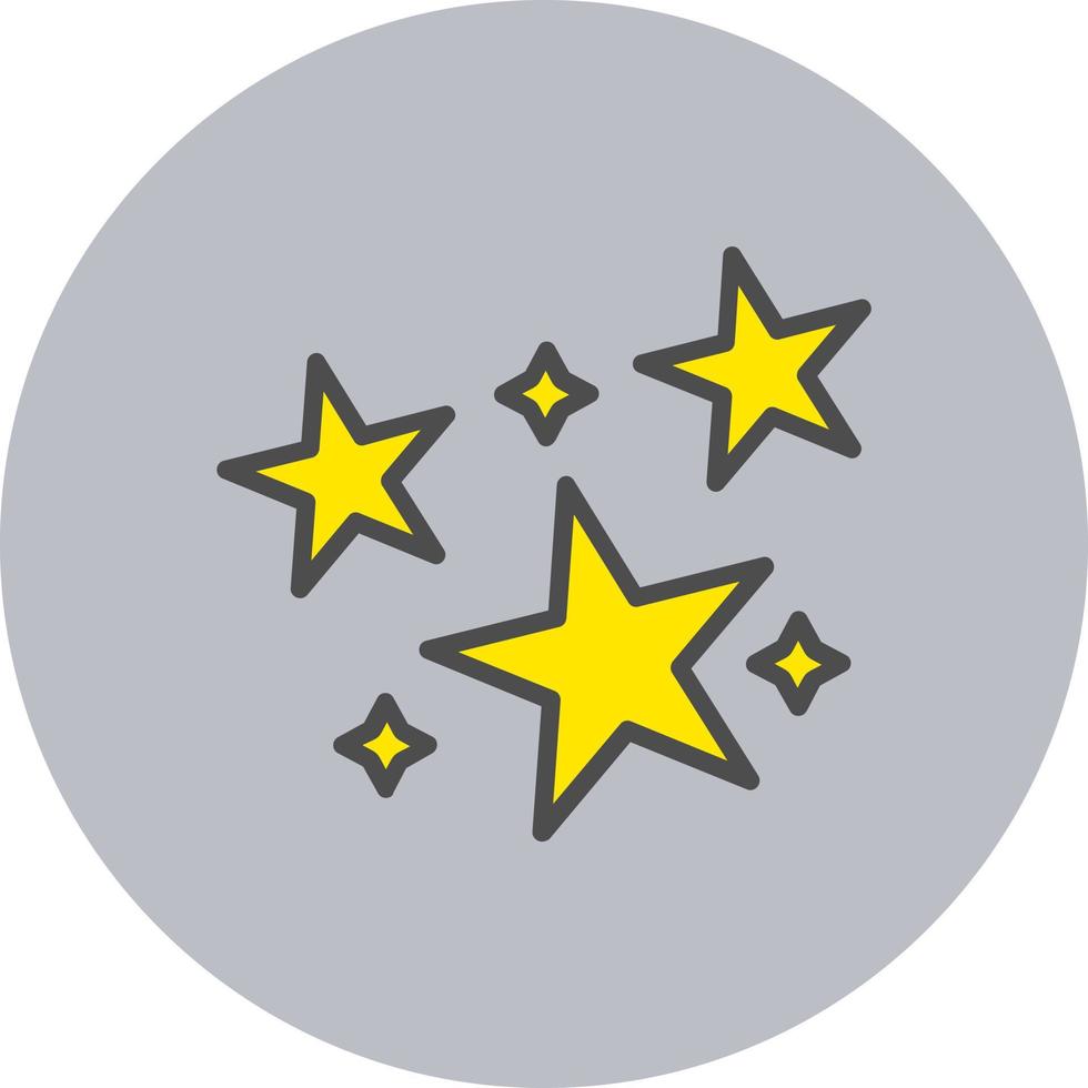 design de ícone de estrelas vetor