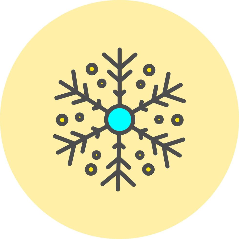 design de ícone de vetor de floco de neve