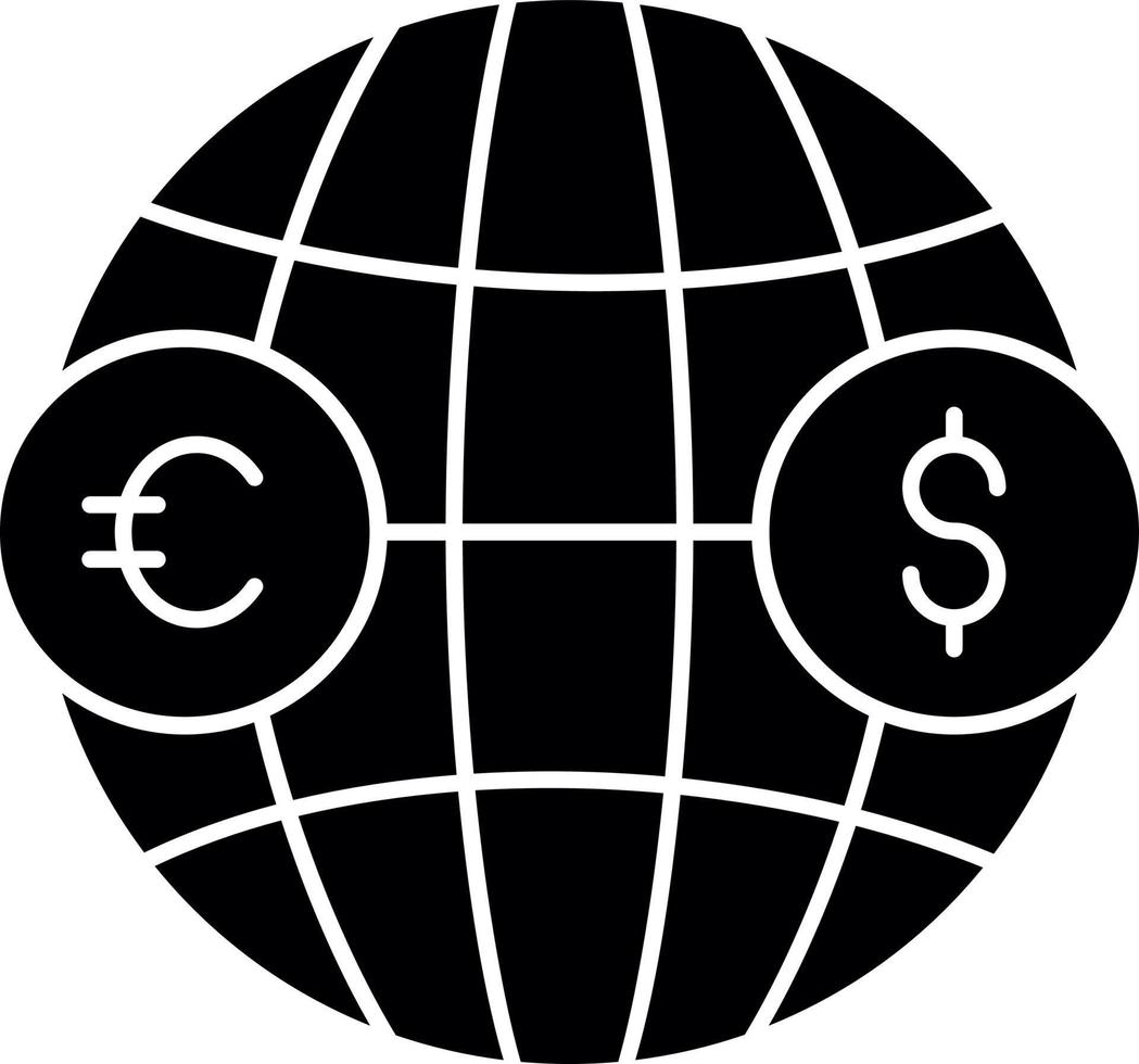 design de ícone de vetor de investimento estrangeiro