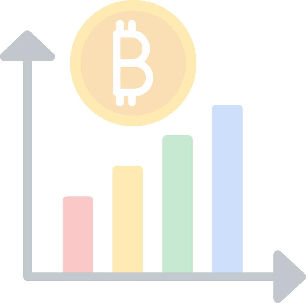 design de ícone de vetor de investimento em criptomoeda