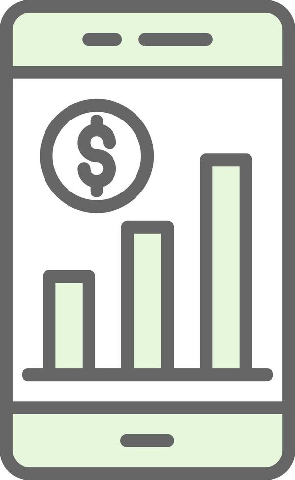 design de ícone de vetor de investimento online