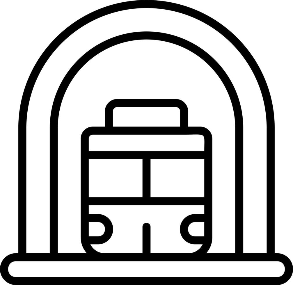 design de ícone de vetor de metrô