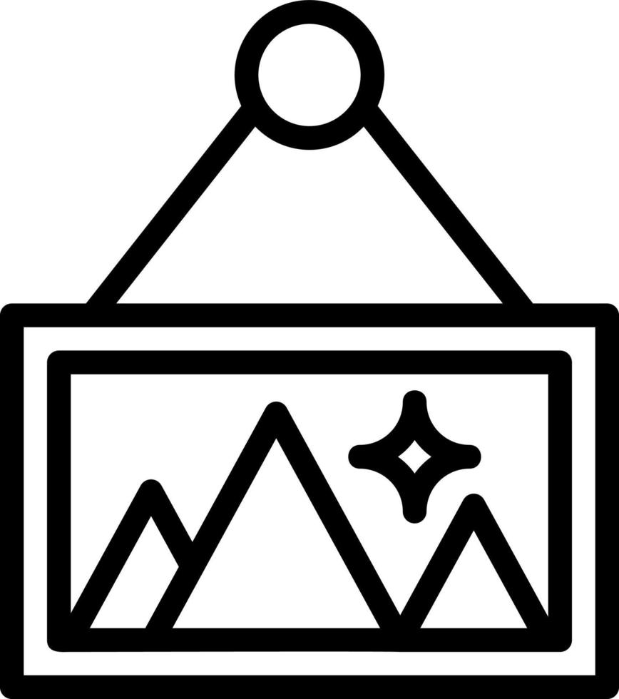 design de ícone de vetor de quadro