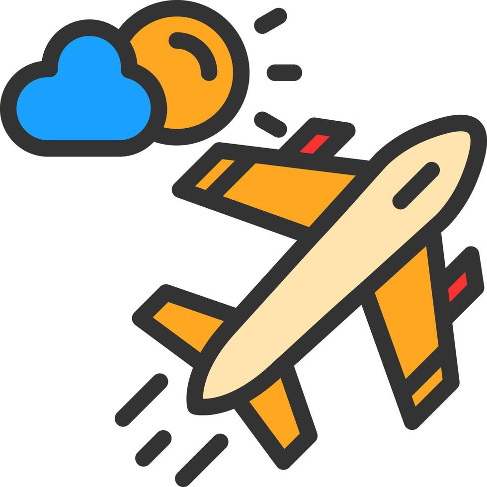 design de ícone de vetor de voo