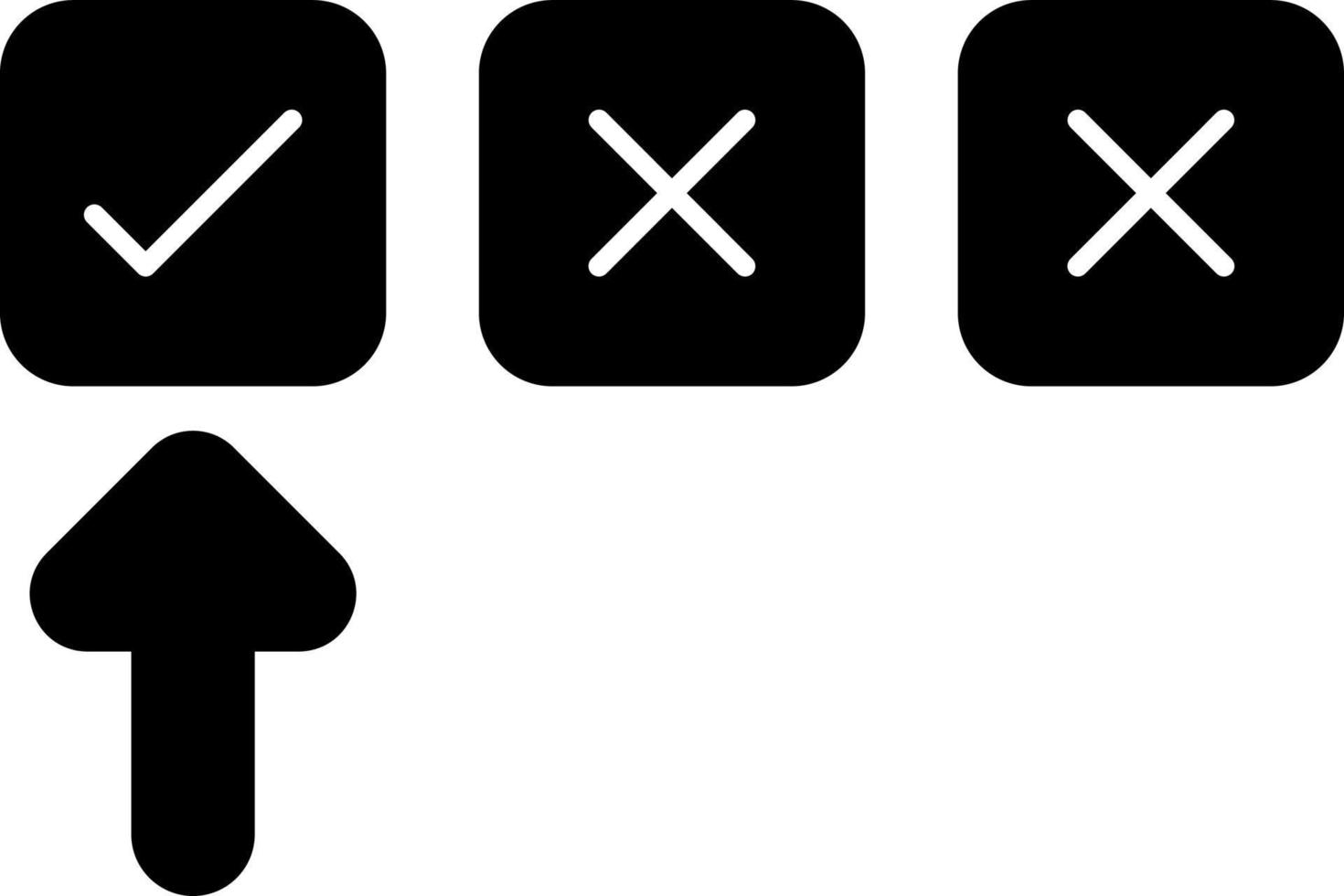 design de ícone de vetor de seleção