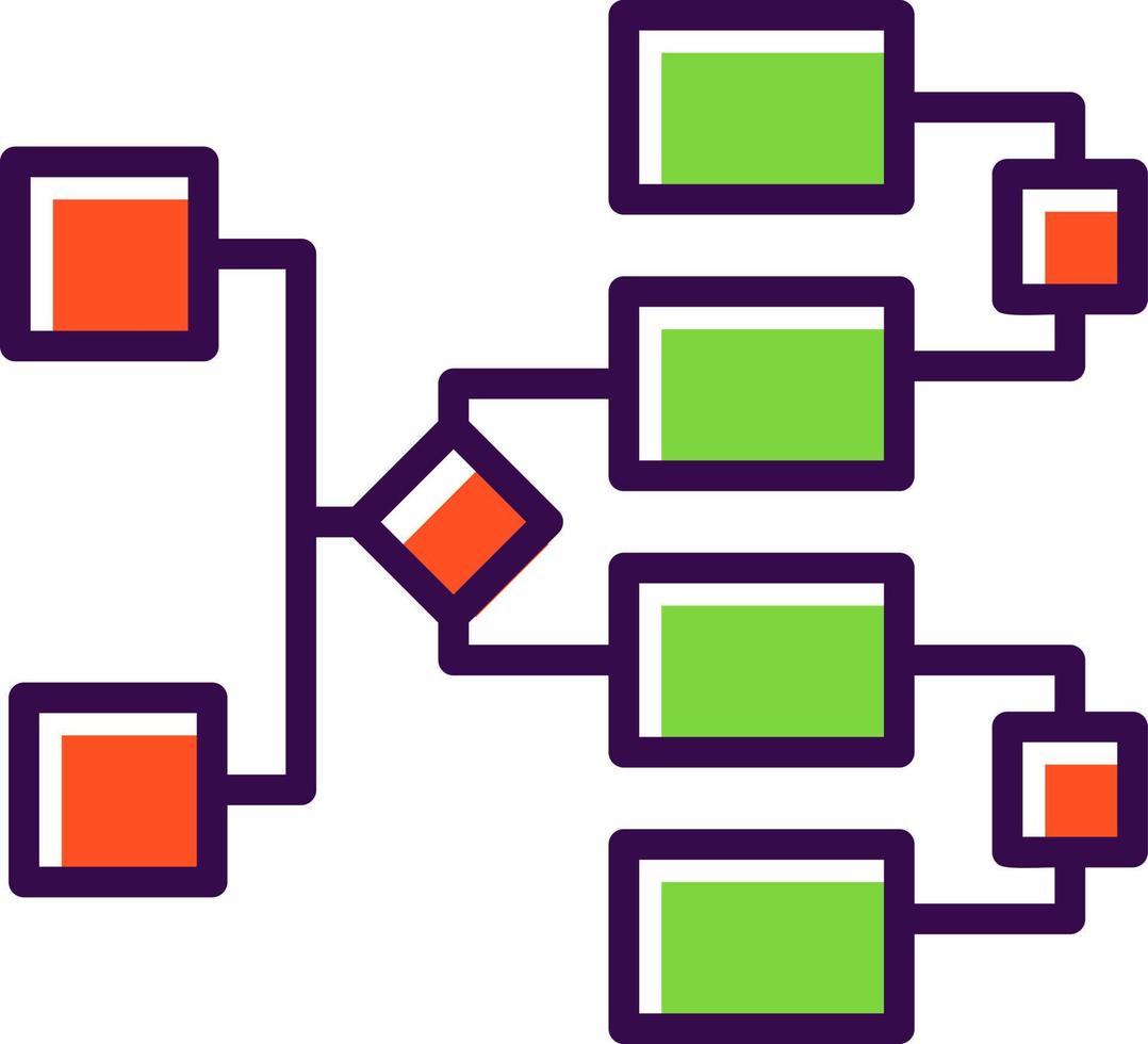 design de ícone de vetor de diagrama