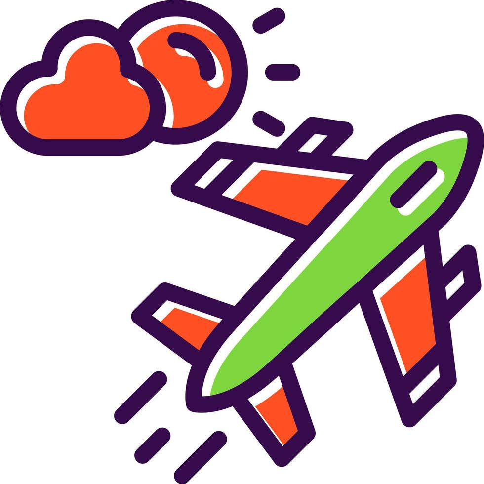 design de ícone de vetor de voo