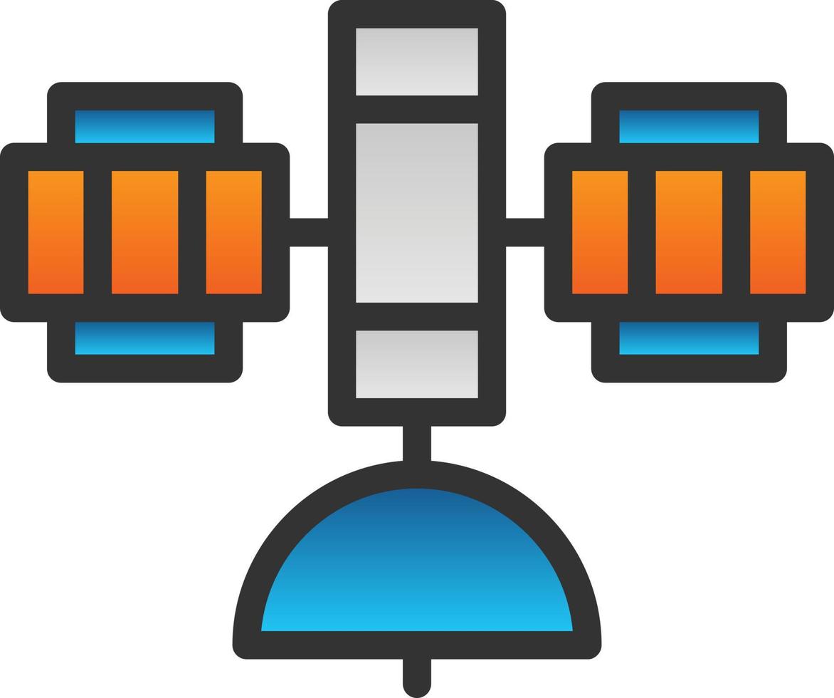 design de ícone de vetor de satélite