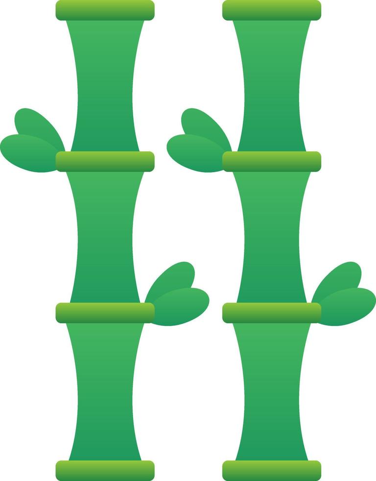 design de ícone de vetor de bambu