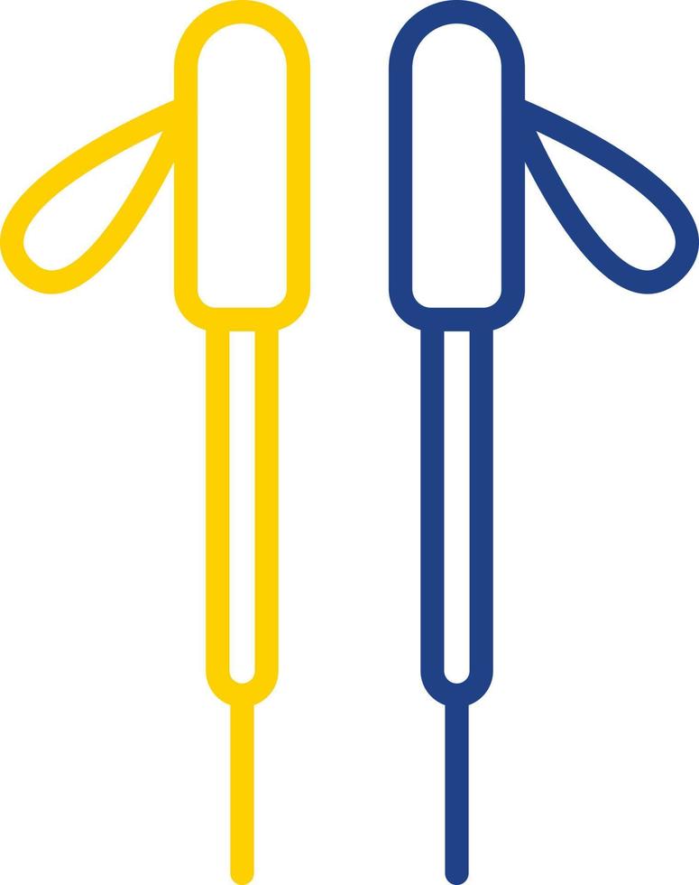 design de ícone de vetor de varas