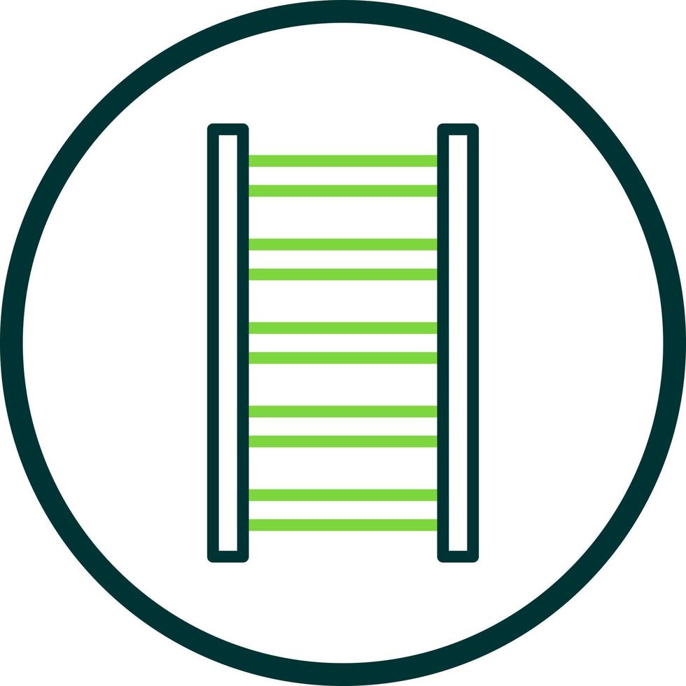 design de ícone de vetor de escada de passo