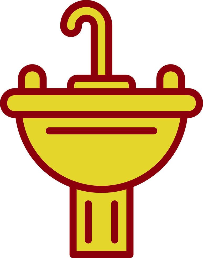 design de ícone de vetor de bacia