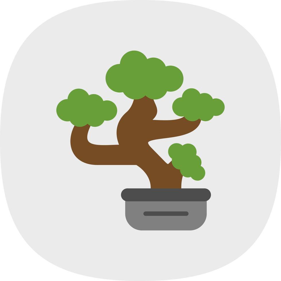 design de ícone de vetor de bonsai