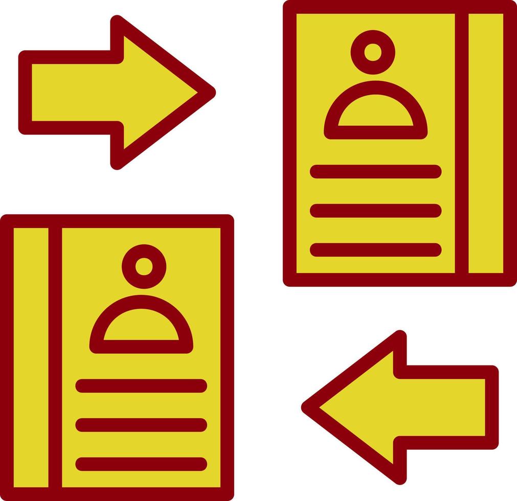 design de ícone de vetor de substituição de diretório