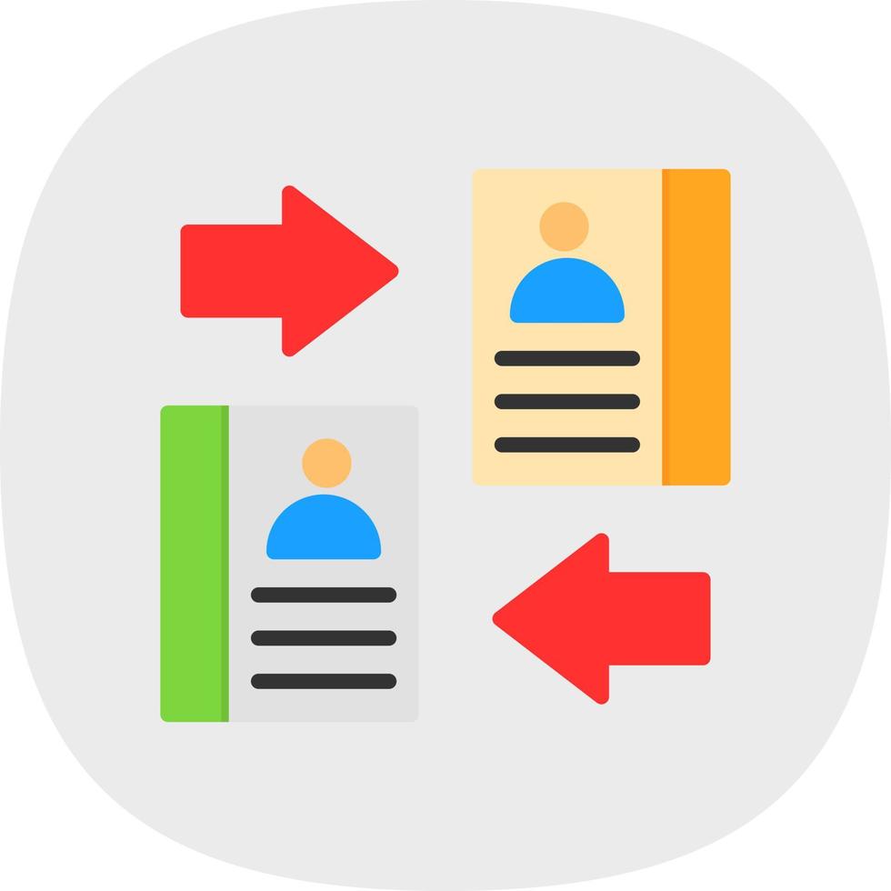 design de ícone de vetor de substituição de diretório