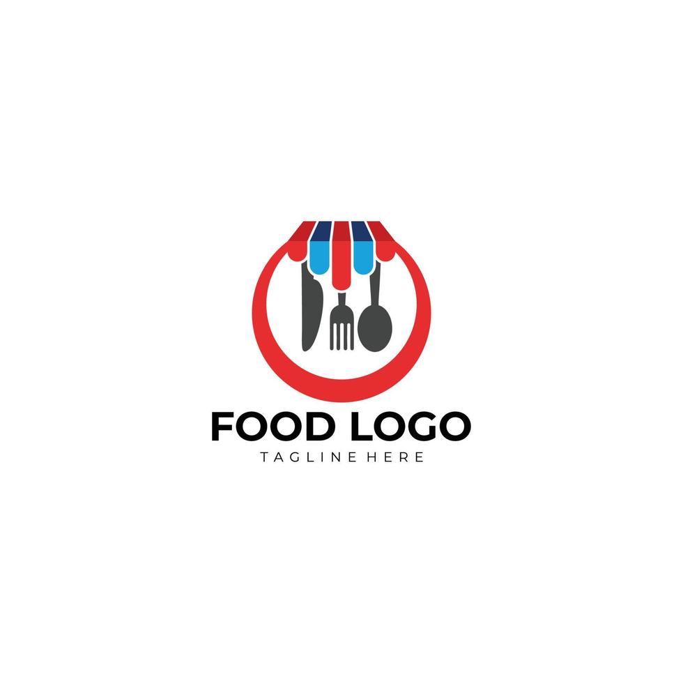 vetor de ícone de logotipo de restaurante isolado