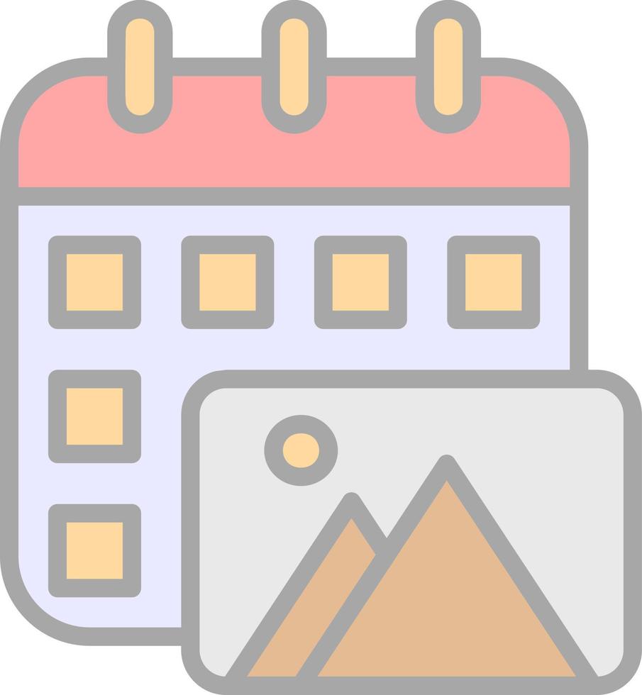 design de ícone de vetor de calendário de conteúdo