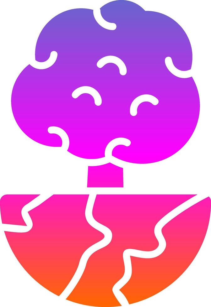 design de ícone de vetor de árvores do mundo