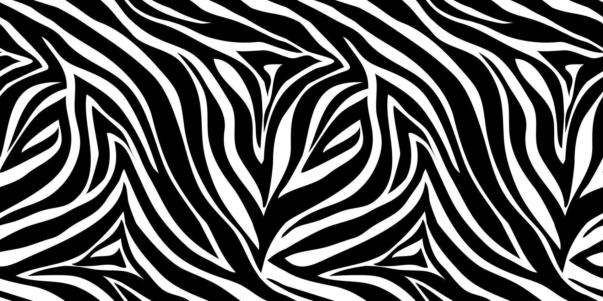 estampa de animais vetoriais. ornamento de zebra. padrão perfeito vetor