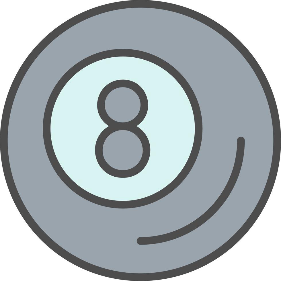ícone de vetor de 8 bolas