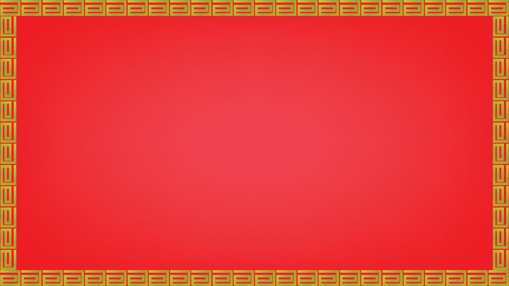 modelo de plano de fundo do ano novo chinês. vetor de fundo de moldura de ano lunar feliz na proporção de 4 k. adequado para fundo de cartaz de anúncio.