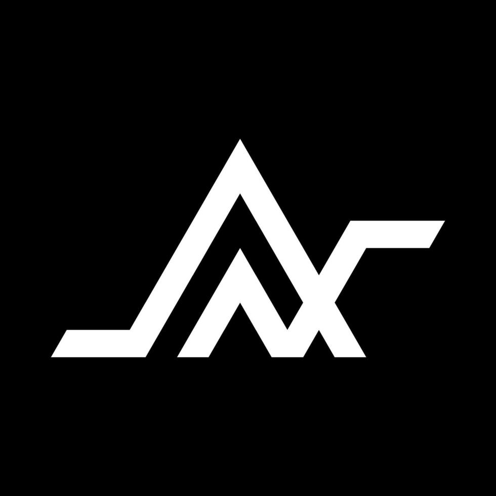 logotipo geométrico de letra aw simples, logotipo de letra aw vetor