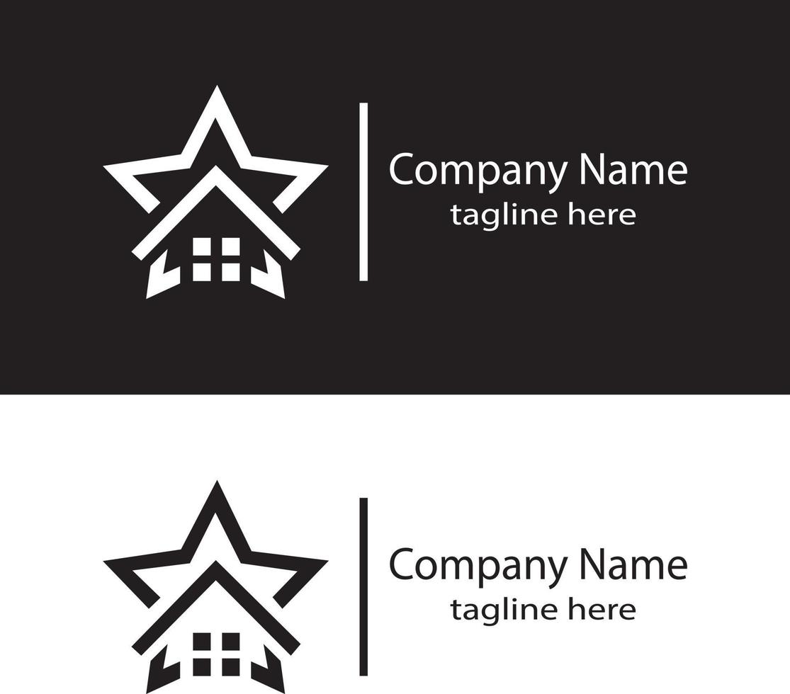 vetor de design de ícone de logotipo imobiliário