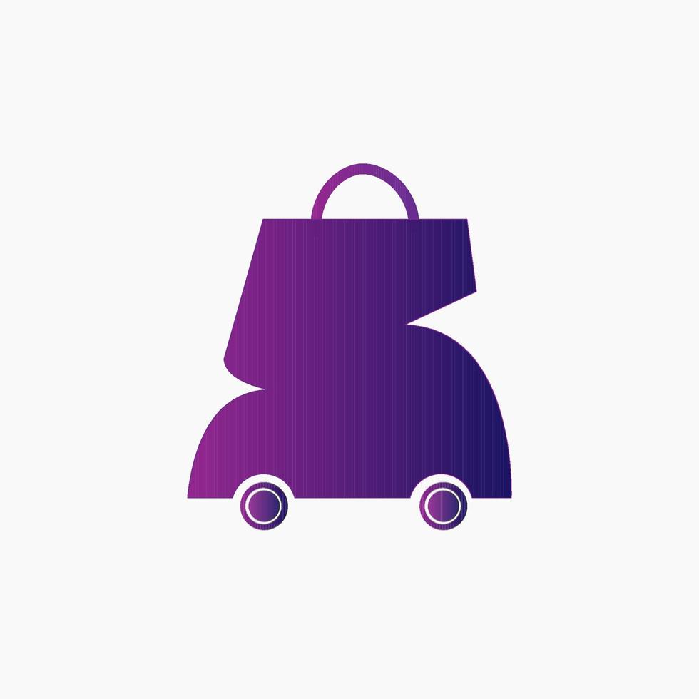 logotipo de e-commerce, logotipo de loja, logotipo de e-commerce simples vetor