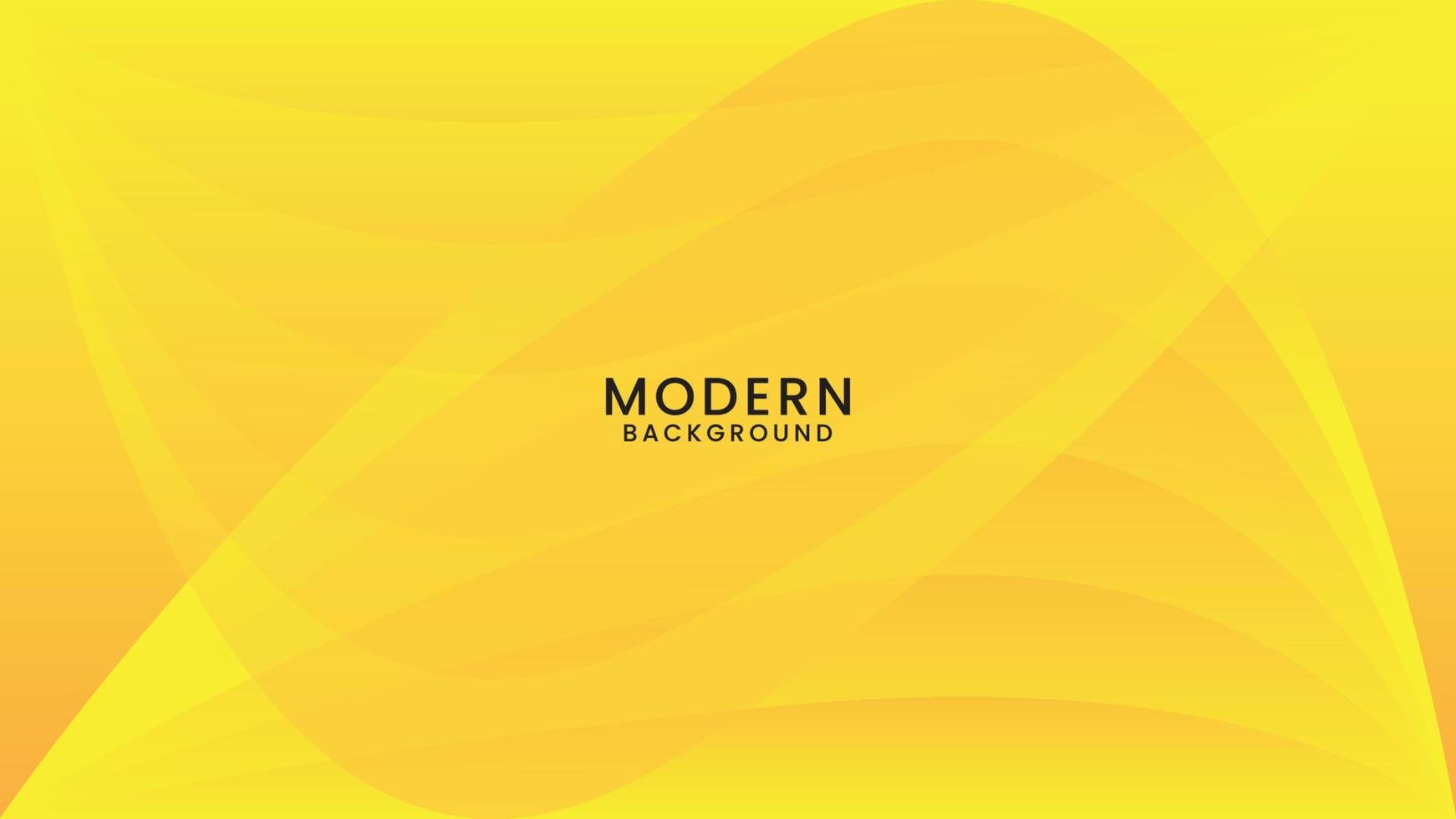 modelo de design de fundo amarelo moderno vetor