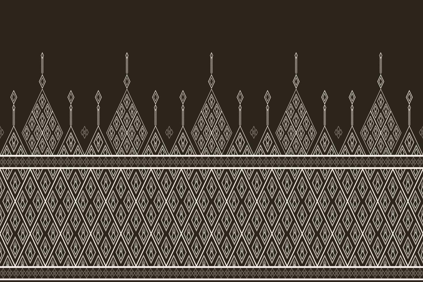 vetor de padrão sem emenda de padrão étnico geométrico. têxtil de dois tons de geometria abstrata étnica de estilo. padrão para tecido, plano de fundo, inverno, travesseiro, papel de parede, tapete, decoração, étnico, batik, decorativo.