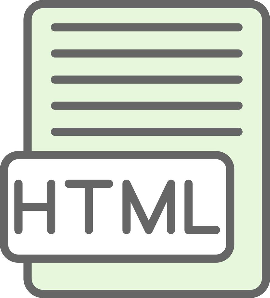 design de ícone vetorial html vetor