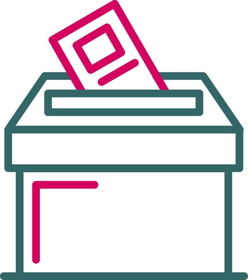 ícone de vetor de urnas