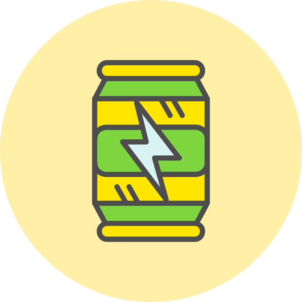 ícone de vetor de bebida energética