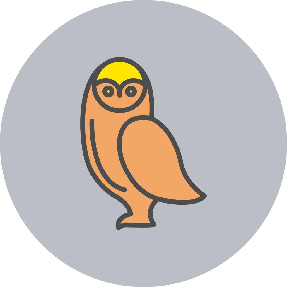 ícone de vetor de coruja