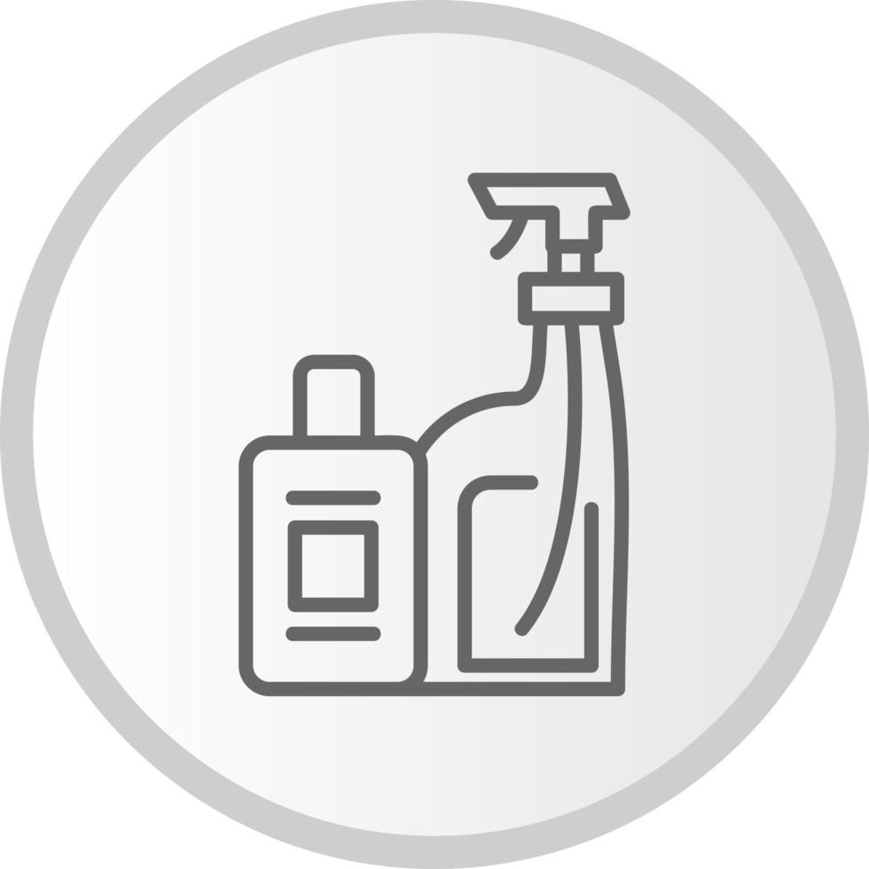 ícone de vetor de produtos de limpeza