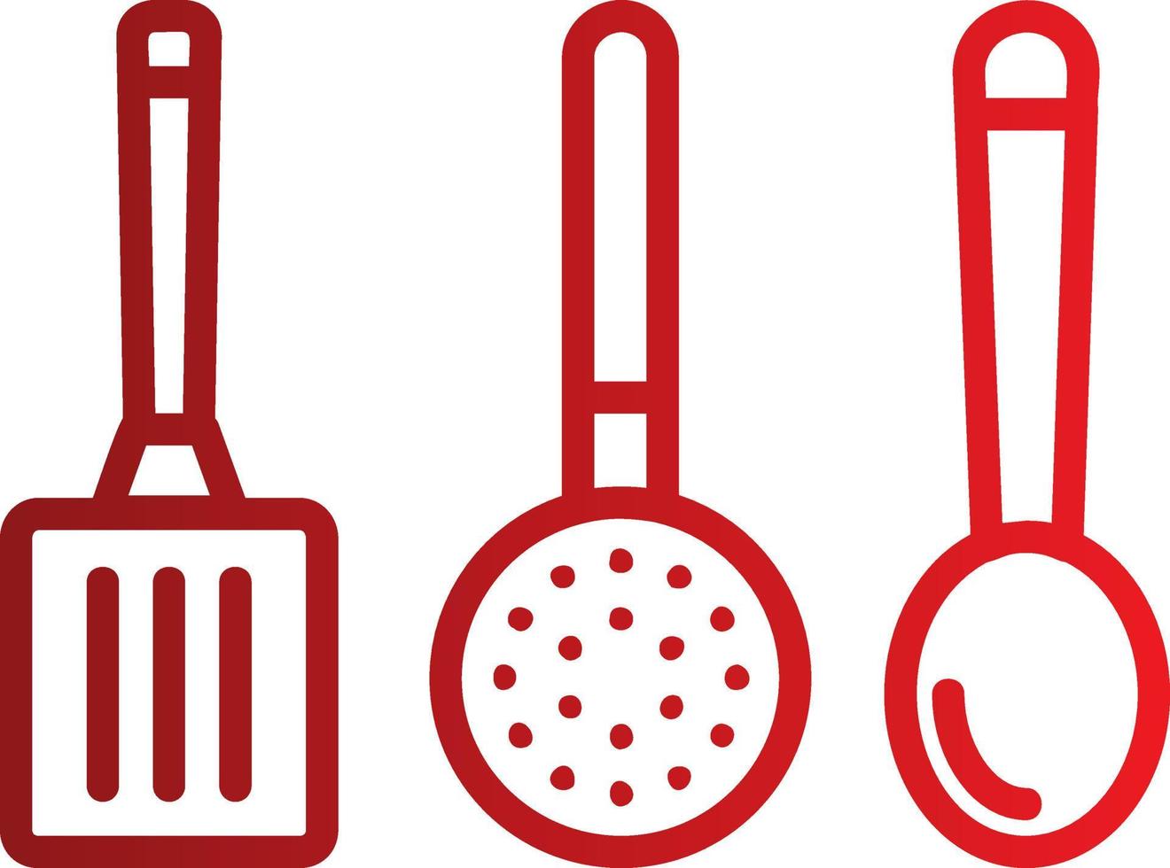 ícone de vetor de ferramentas de cozinha
